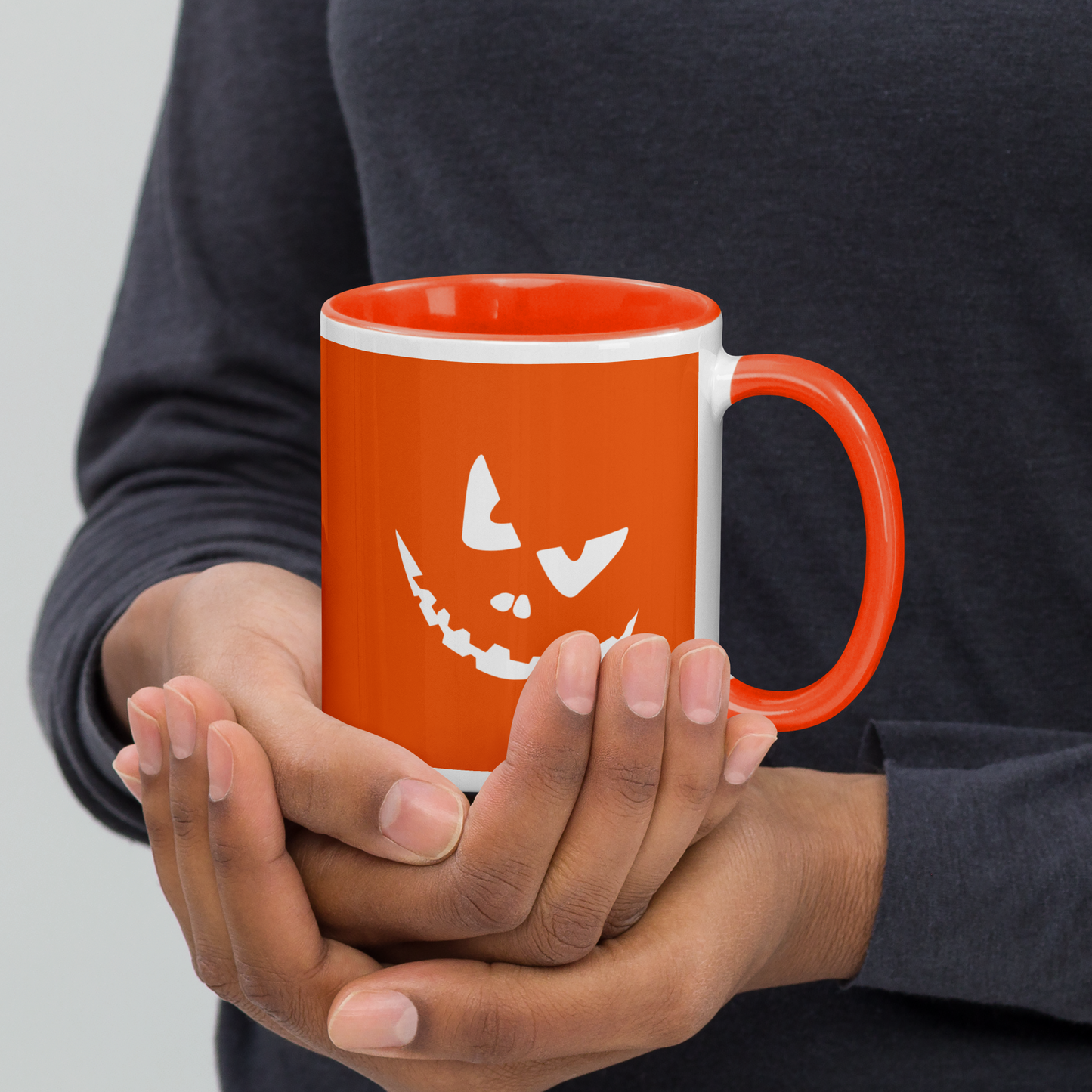 Mug Citrouille Halloween Effrayante - Tasse Automne Premium 350ml