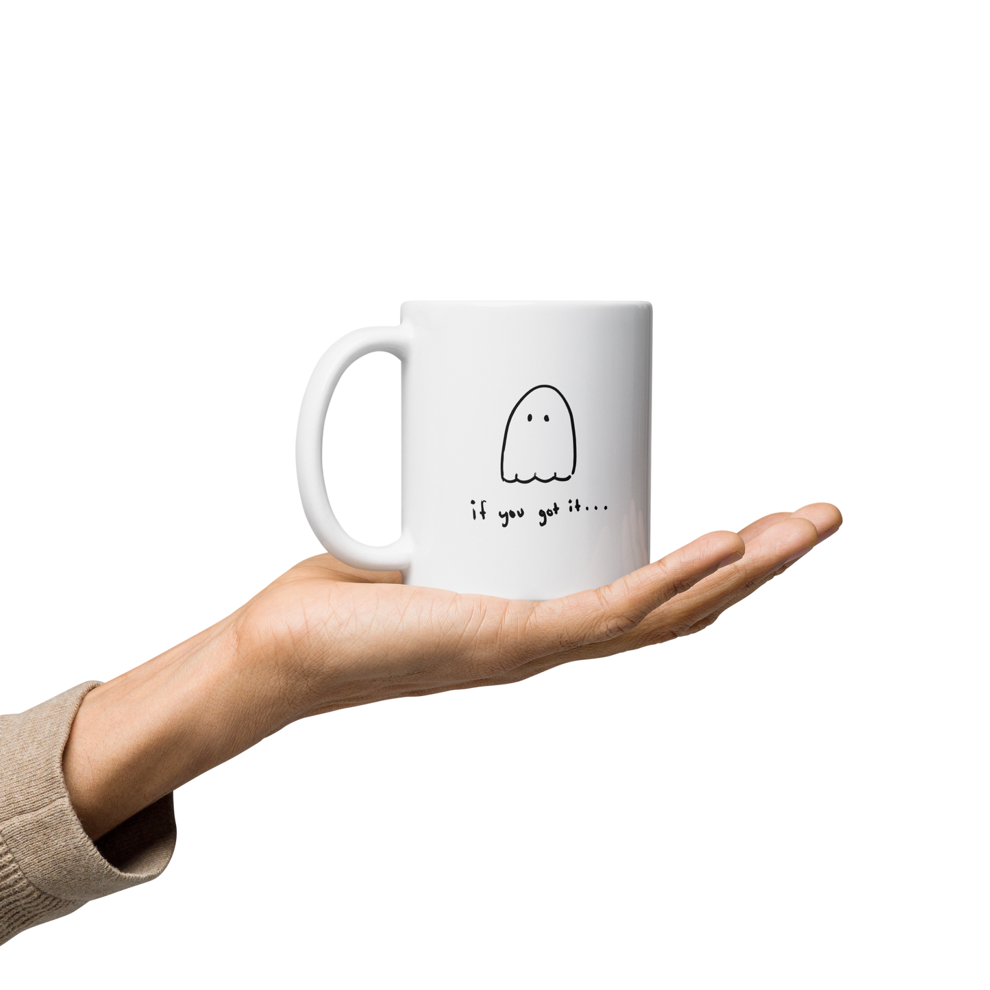 Attrape le fantôme ! - Mug Halloween Céramique | Atelier MNP