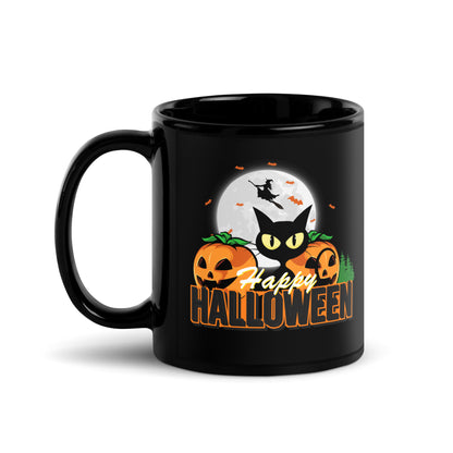 Mug Halloween Chat Noir - Tasse Céramique Mystérieuse 11oz/15oz