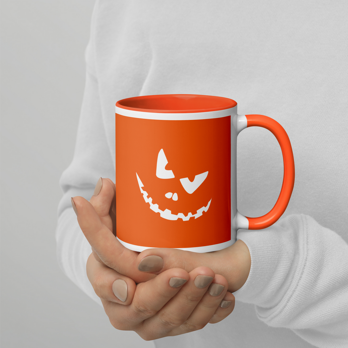 Mug Citrouille Halloween Effrayante - Tasse Automne Premium 350ml