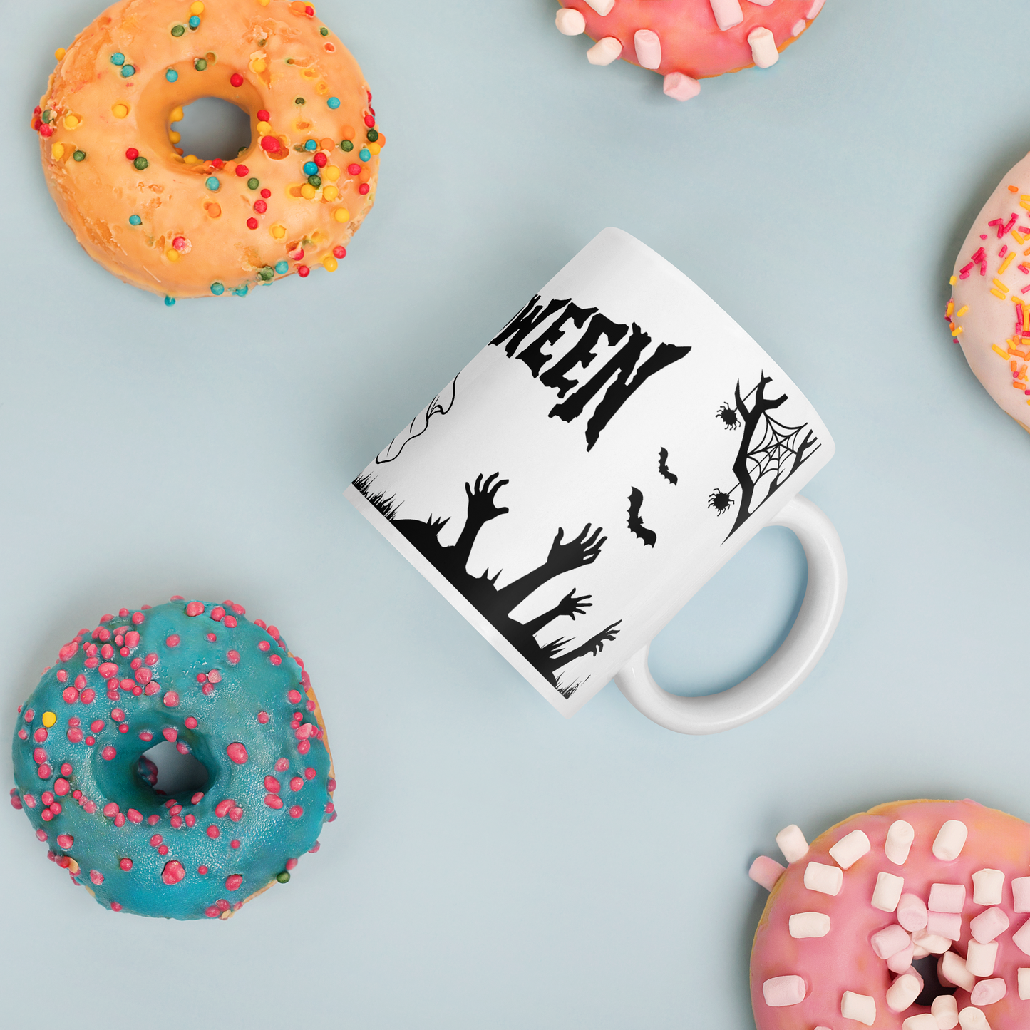 Mug Cimetière Halloween - Décoration Effrayante | Atelier MNP