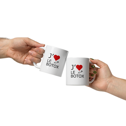 Mug J'aime le Botox - Atelier MNP | Cadeau Humour Beauté