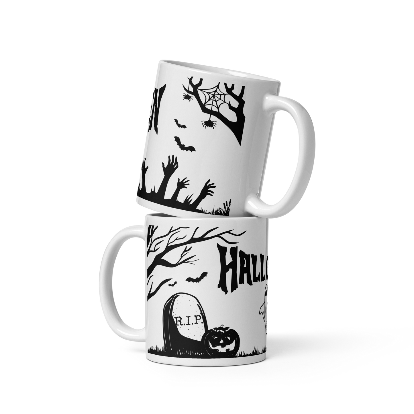 Mug Cimetière Halloween - Décoration Effrayante | Atelier MNP