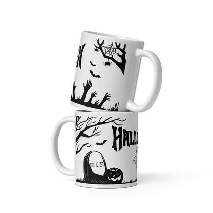 Mug Cimetière Halloween - Décoration Effrayante | Atelier MNP