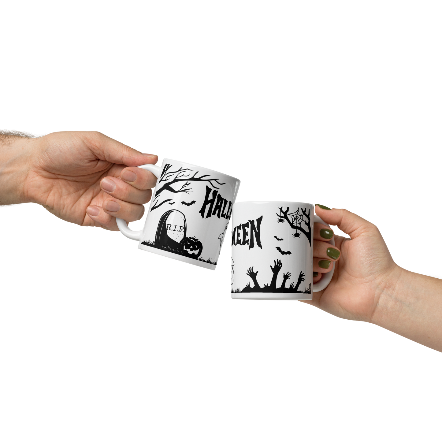 Mug Cimetière Halloween - Décoration Effrayante | Atelier MNP