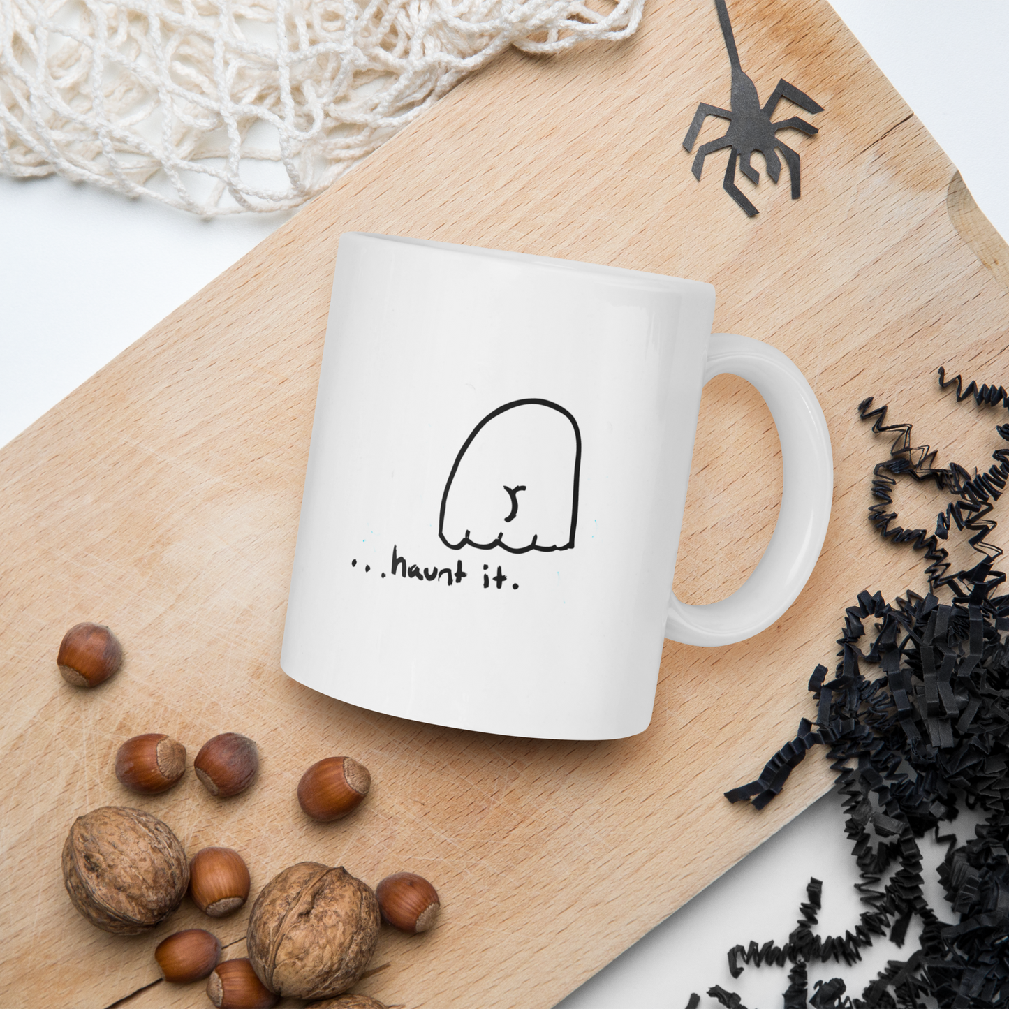 Attrape le fantôme ! - Mug Halloween Céramique | Atelier MNP
