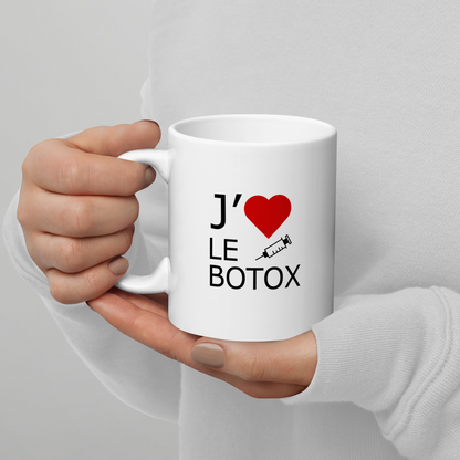 Mug J'aime le Botox - Atelier MNP | Cadeau Humour Beauté