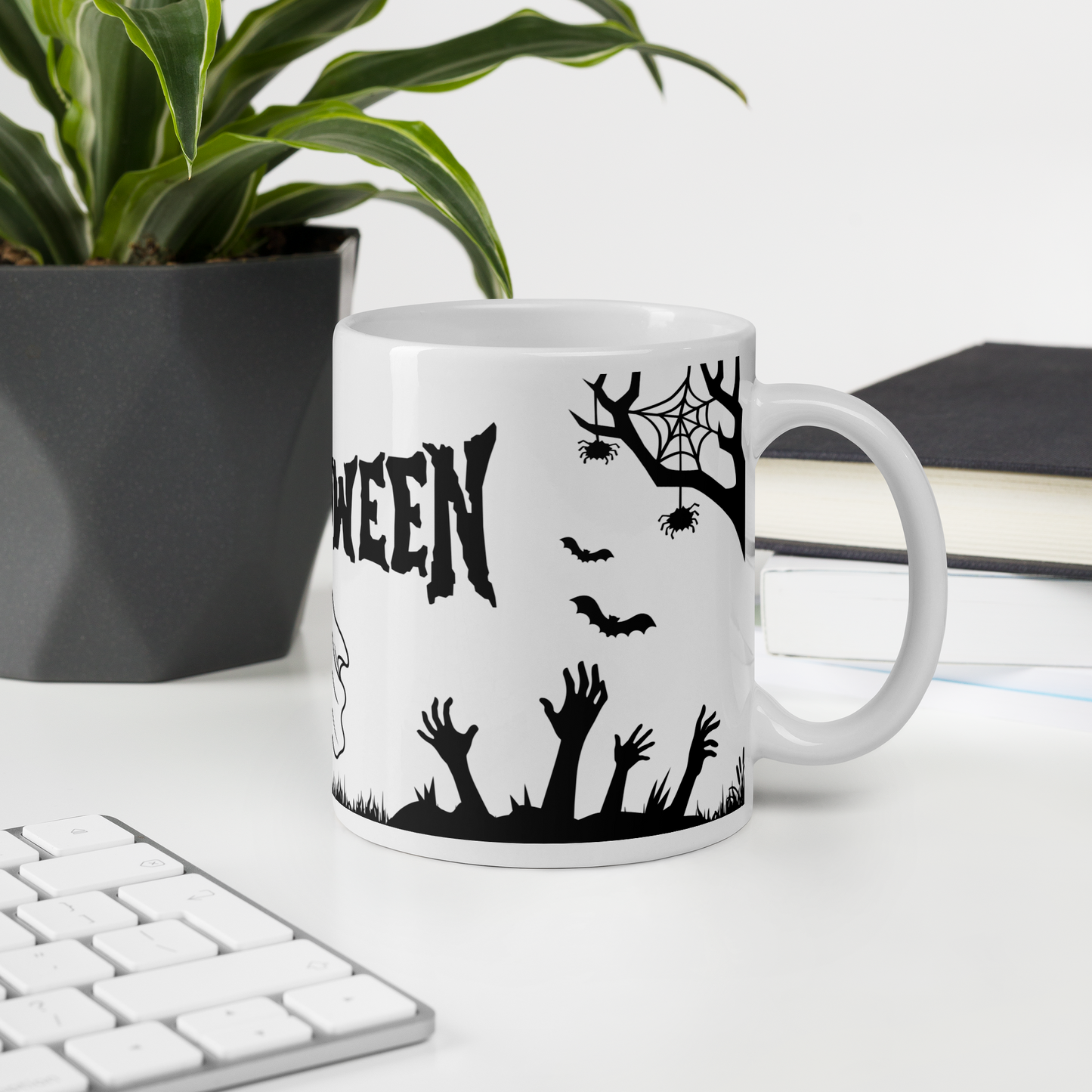 Mug Cimetière Halloween - Décoration Effrayante | Atelier MNP